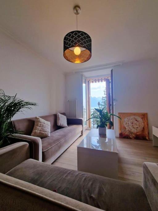 Veytaux Perfect Lake View New Apartment المظهر الخارجي الصورة