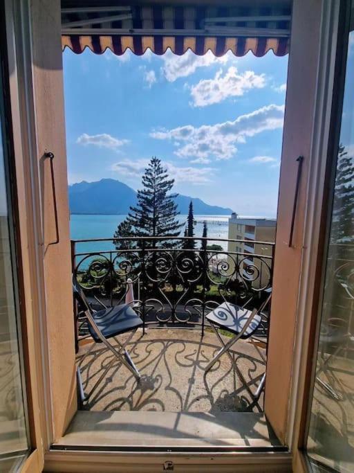 Veytaux Perfect Lake View New Apartment المظهر الخارجي الصورة